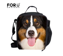 Load image into Gallery viewer, FORUDESIGNS Bento Lunch Box Picnic Bag Children 3D Pet Dog Rottweiler Lunch Bag Kids Food Container School Meal Package Lunchbox
