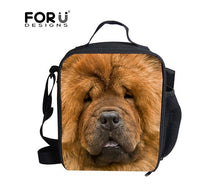 Load image into Gallery viewer, FORUDESIGNS Bento Lunch Box Picnic Bag Children 3D Pet Dog Rottweiler Lunch Bag Kids Food Container School Meal Package Lunchbox
