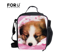 Load image into Gallery viewer, FORUDESIGNS Bento Lunch Box Picnic Bag Children 3D Pet Dog Rottweiler Lunch Bag Kids Food Container School Meal Package Lunchbox
