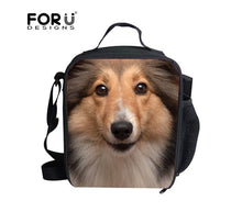 Load image into Gallery viewer, FORUDESIGNS Bento Lunch Box Picnic Bag Children 3D Pet Dog Rottweiler Lunch Bag Kids Food Container School Meal Package Lunchbox
