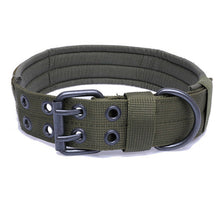 Load image into Gallery viewer, 1PC Military Tactical Adjustable Dog Training Collar Nylon Leash Metal Buckle M-XL
