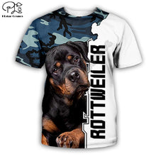 Load image into Gallery viewer, Funny Rottweiler dog 3D full printing fashion t shirt Unisex hip hop style tshirt streetwear casual summer tops
