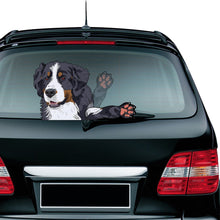 Load image into Gallery viewer, A Fierce Rottweiler Dog Removable Car Waving Wiper Rear Window Wiper Stickers Rear Windshield Car Sticker Car Styling Decoration
