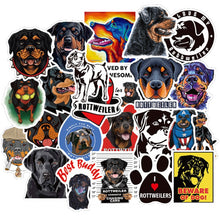 Load image into Gallery viewer, 10/30/50PCS Cute Rottweiler Dog Stickers Travel Luggage Phone Guitar Fridge Laptop Waterproof Classic Kid Toy Gift Sticker Decal
