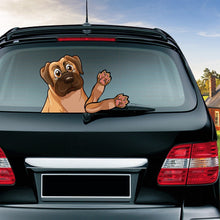 Load image into Gallery viewer, A Fierce Rottweiler Dog Removable Car Waving Wiper Rear Window Wiper Stickers Rear Windshield Car Sticker Car Styling Decoration
