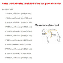 Load image into Gallery viewer, 12/15mm Wide Strong Silver Stainless Steel Choker Dog Chain Explosion-proof Anti-bite Pet Dog Collars for Large Dogs Rottweiler
