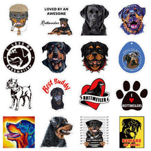 Load image into Gallery viewer, 10/30/50PCS Cute Rottweiler Dog Stickers Travel Luggage Phone Guitar Fridge Laptop Waterproof Classic Kid Toy Gift Sticker Decal
