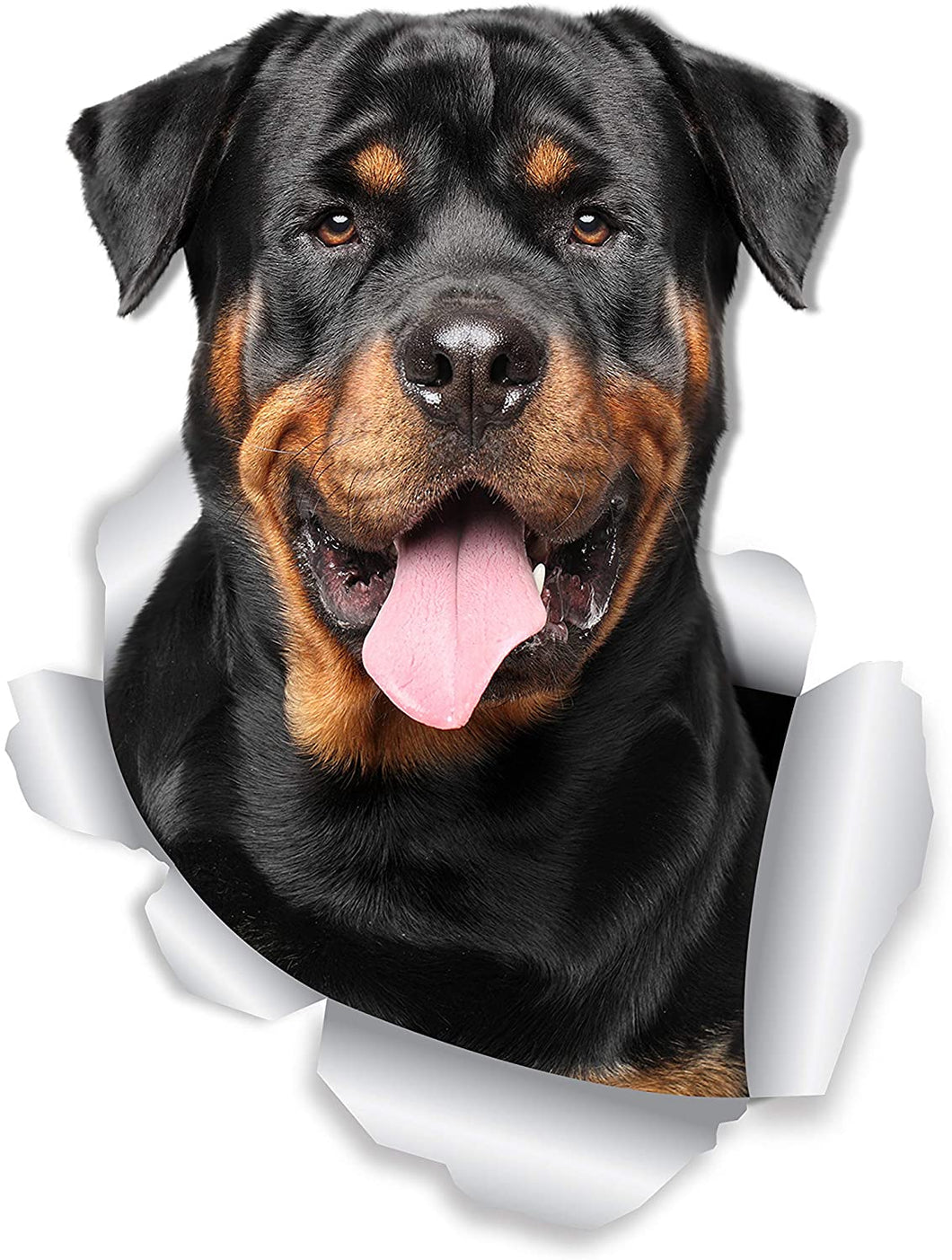 Dawasaru Rottweiler Dog Car Sticker Decoration Waterproof Decal Laptop Suitcase Truck Motorcycle Auto Accessories PVC,12cm*9cm