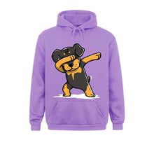 Load image into Gallery viewer, Men Hoodie Dabbing Rottweiler Funny Novelty Percent Cotton Rottie Dog Dance Dabbin Dab Women New Oversized
