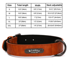 Load image into Gallery viewer, Large Small Personalized Dog Collars Leather Set Big Dog Collar for Dogs Custom Collars Engraved Name Pet Dog Collar Leash Set
