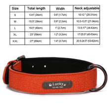 Load image into Gallery viewer, Large Small Personalized Dog Collars Leather Set Big Dog Collar for Dogs Custom Collars Engraved Name Pet Dog Collar Leash Set
