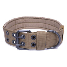 Load image into Gallery viewer, 1PC Military Tactical Adjustable Dog Training Collar Nylon Leash Metal Buckle M-XL
