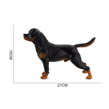 Load image into Gallery viewer, Dog Figurines Figurine Rottweiler Figures Toyrealistic Animals Models Decoration Project Schoolgifts Kids Birthday Ornaments
