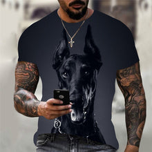 Load image into Gallery viewer, CLOOCL Animals T-shirts 3D Graphic Fun Dog Printed Tees Fashion Rottweiler T-shirt Casual Pullovers Tops Hip Hop Streetwear
