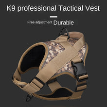 Load image into Gallery viewer, Dog Harness Large Dog Training Tactical Chest Back K9 Pet Chest Harness Vest Type Reflective Dog Rope Explosion-proof Okinawa
