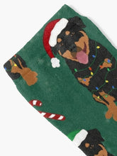 Load image into Gallery viewer, Christmas Rottweiler Dog Pattern Socks Socks Designer Brand Christmas Gift Funny Socks Men
