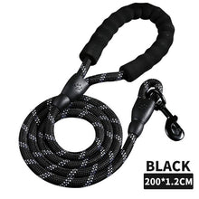 Load image into Gallery viewer, Durable Large Dog Leash Golden Medium Running Big Dog Collar Leashes Strong Reflective Lead Rope For Labrador Husky Rottweiler
