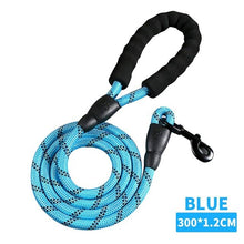 Load image into Gallery viewer, Durable Large Dog Leash Golden Medium Running Big Dog Collar Leashes Strong Reflective Lead Rope For Labrador Husky Rottweiler
