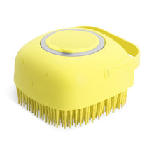 Load image into Gallery viewer, Pet Dog Shampoo Massager Brush Cat Massage Comb Grooming Scrubber Shower Brush for Bathing Short Hair Soft Silicone Brushes
